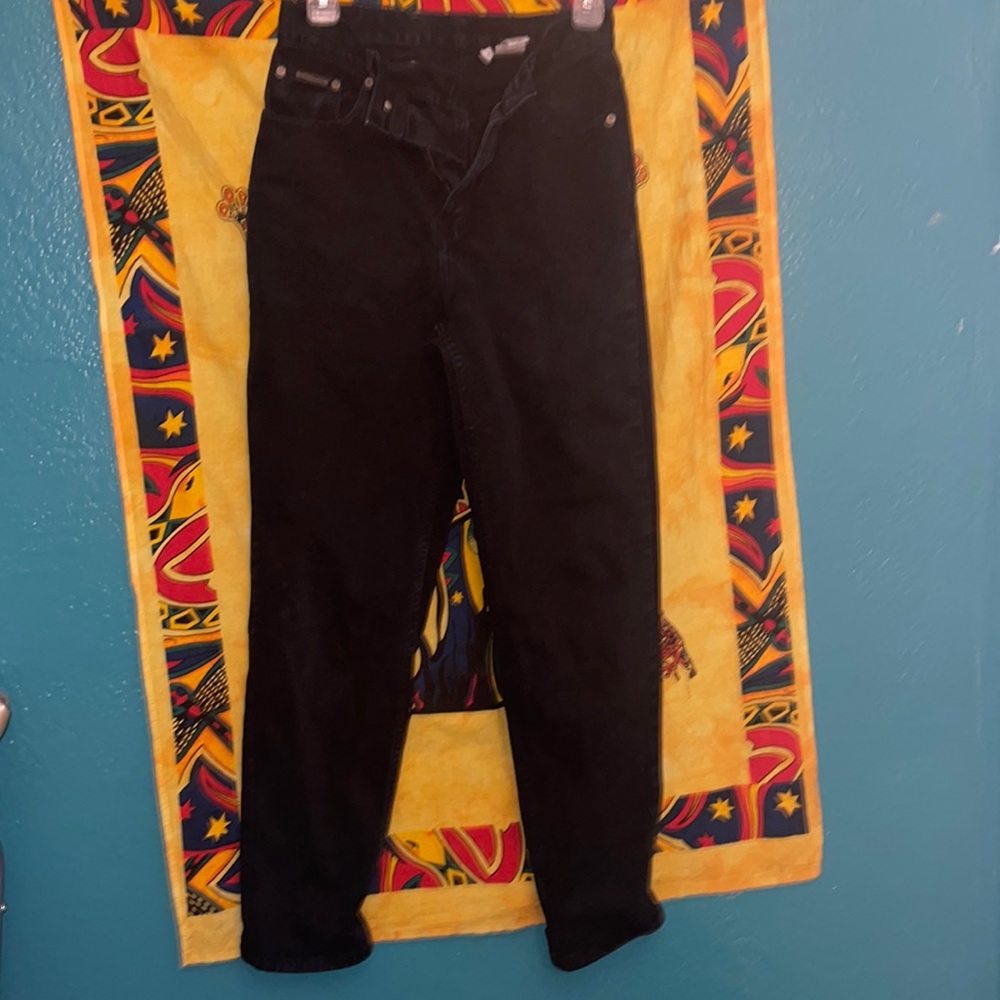 Black Calvin Klein jeans